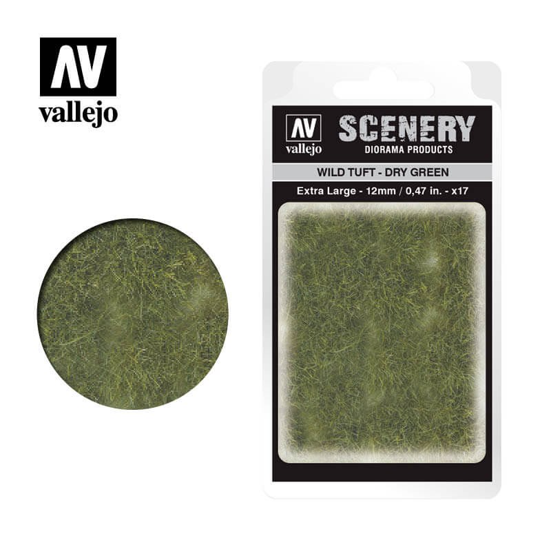 Vallejo: Scenery Extra Large Wild Tuft Dry Green