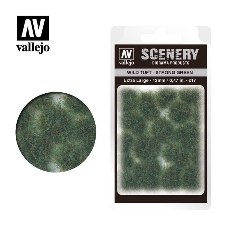 Vallejo: Scenery Extra Large Wild Tuft Strong Green