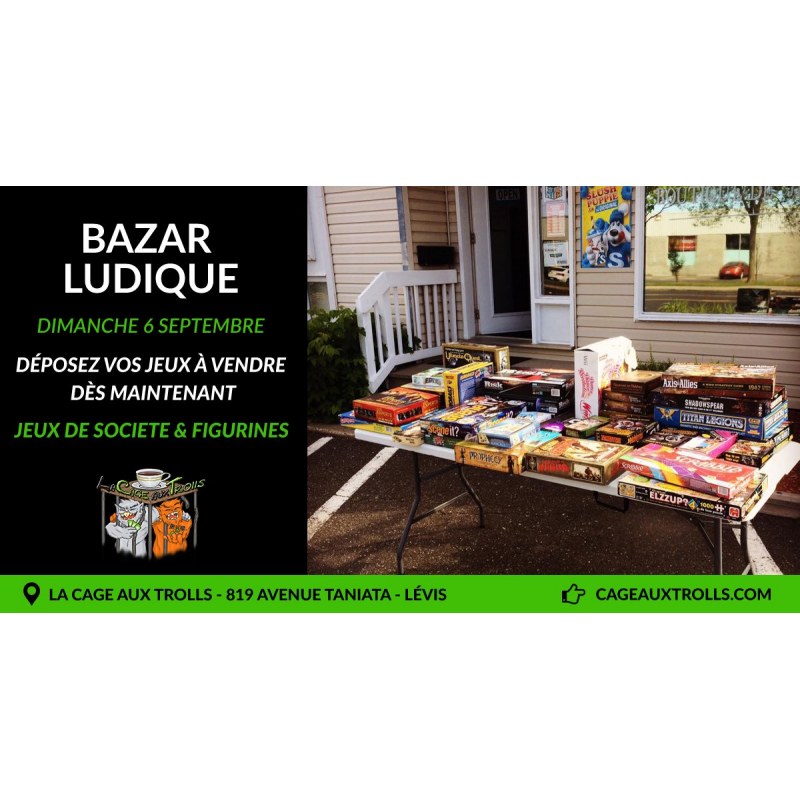 4ème Bazar ludique - Jeux et figurines - 6 Septembre 2020