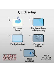 comment utiliser la wet palette Army Painter