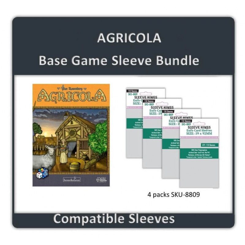 Sleeve Bundle Agricola jeu de base