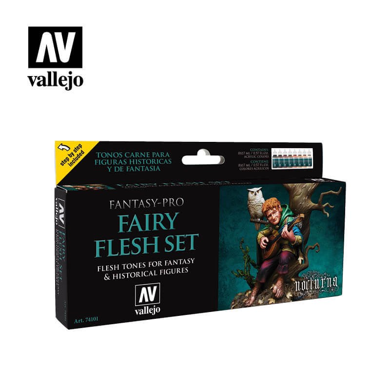 Vallejo: 8 Color Set - Fairy Flesh Set