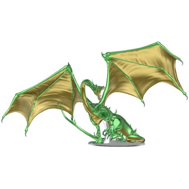 DND Icons: Adult Emerald Dragon Premium