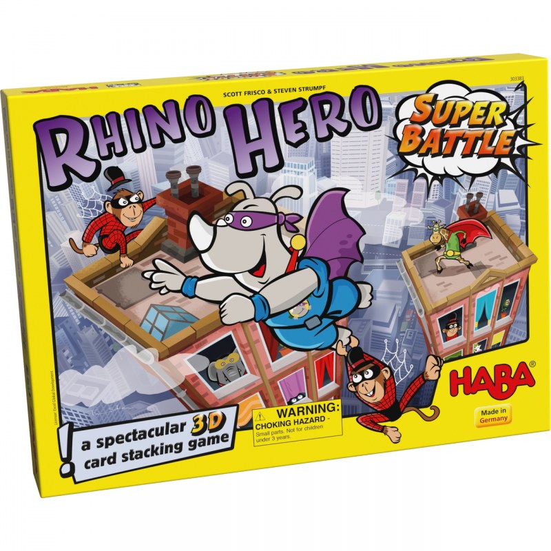 Jeu enfant Rhino Hero super battle