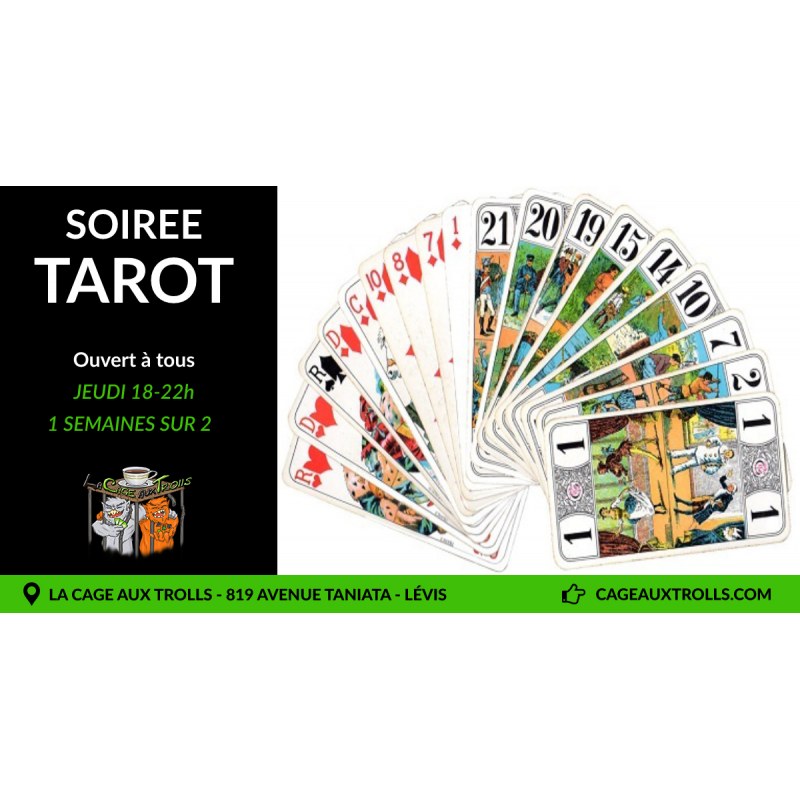 Jeudi Soirée Tarot - 30/03/2023