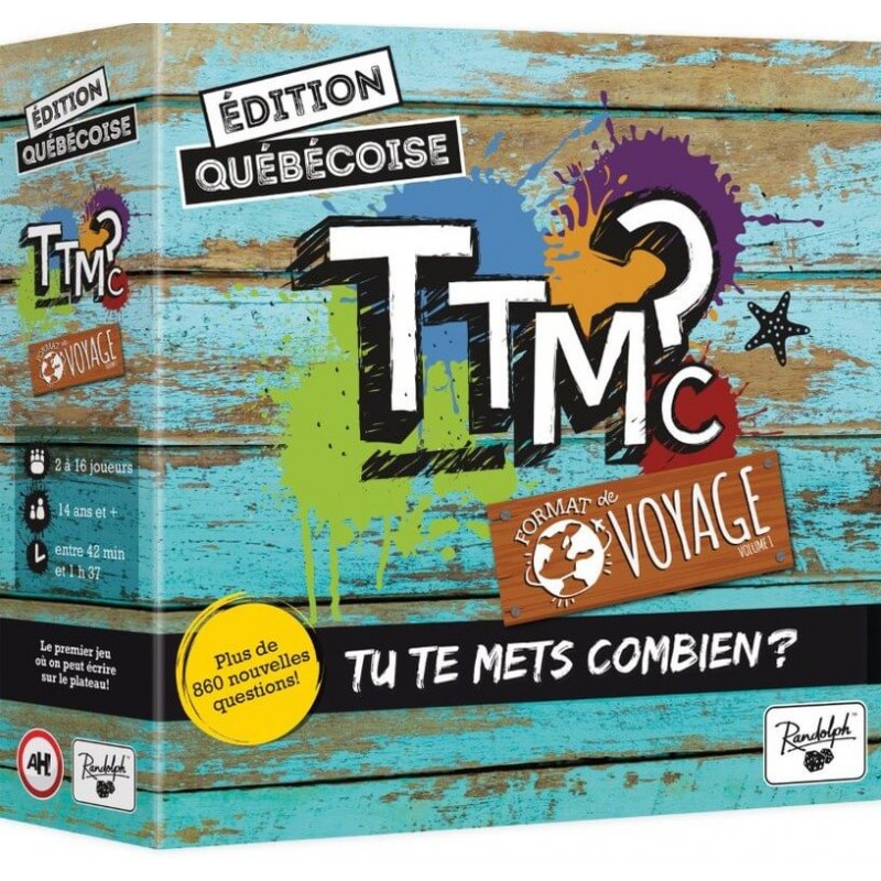 TTMC : Tu Te Mets Combien? Format de Voyage Vol. 1 jeu
