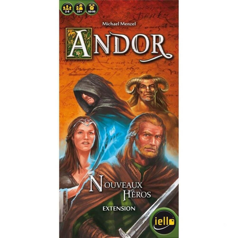 Andor Extension: Nouveaux Héros jeu