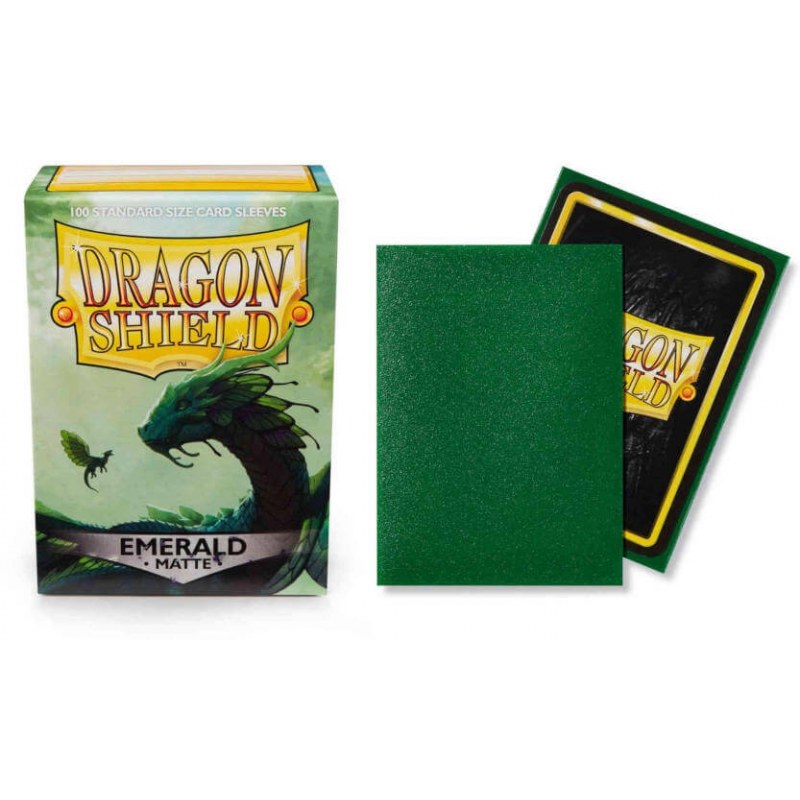 Dragon Shield Sleeves Matte Emerald 100CT