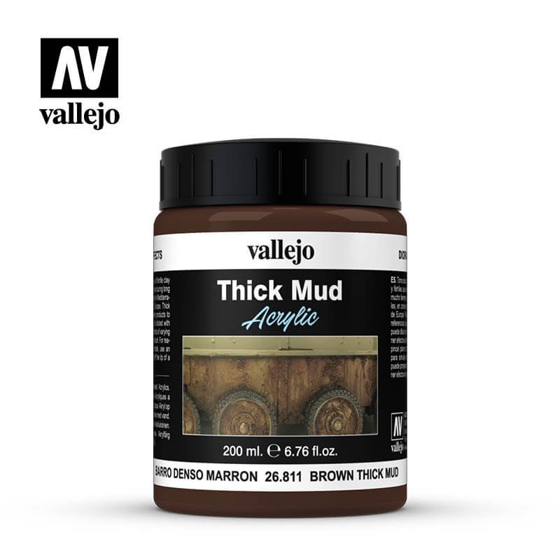 Vallejo: Diorama Effects Brown Thick Mud (200ml)
